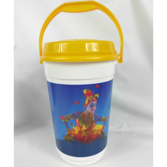 Downtown Disney La NouBa Cirque Du Soleil Popcorn Bucket and Drink Bottle Sipper - Picture 5 of 5